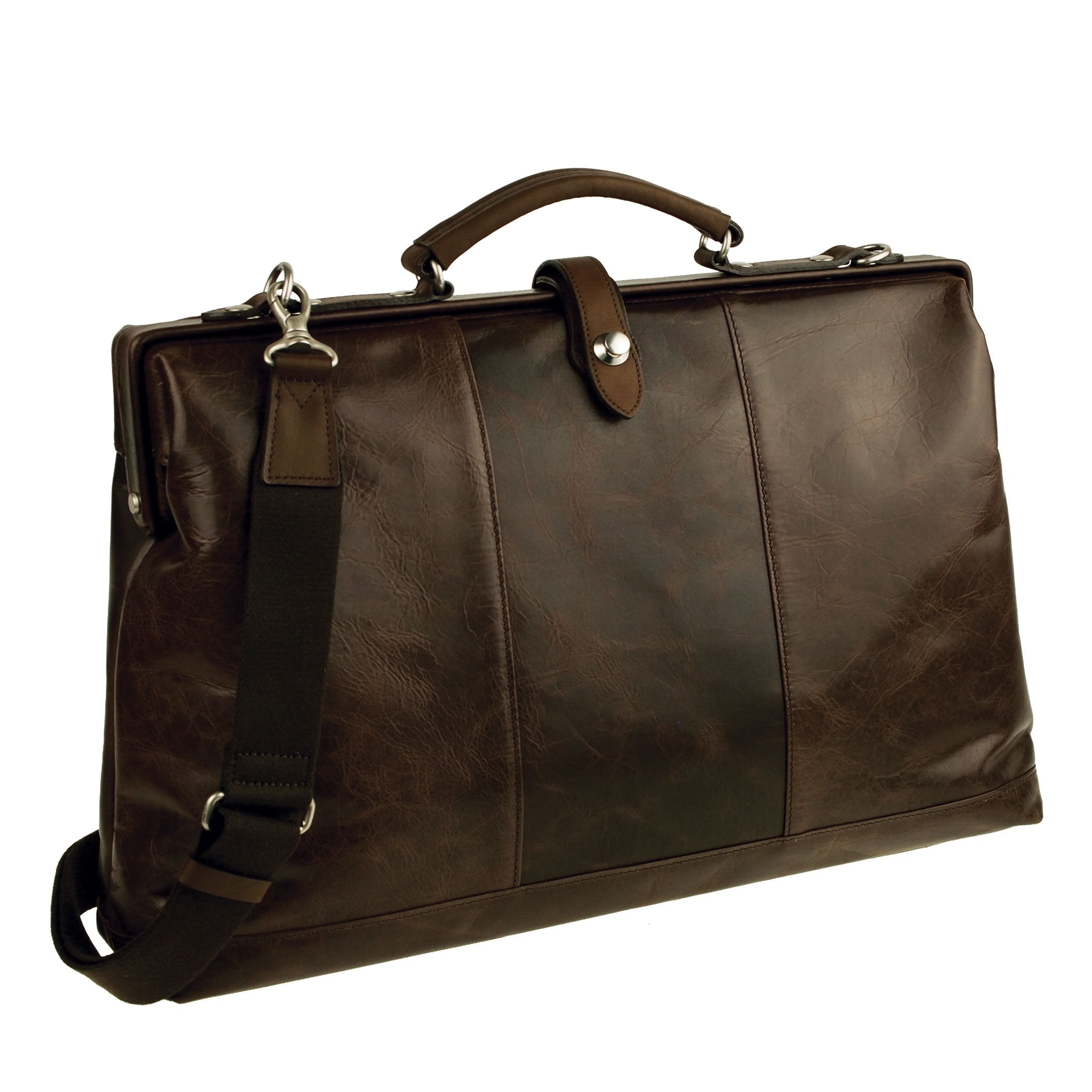 日本製／豊岡製／国産／牛革／A４ゆったり／レザー／口枠／ダレスバッグ／ドクターバッグ／全５色／505047／CROSSROAD【在庫限り】