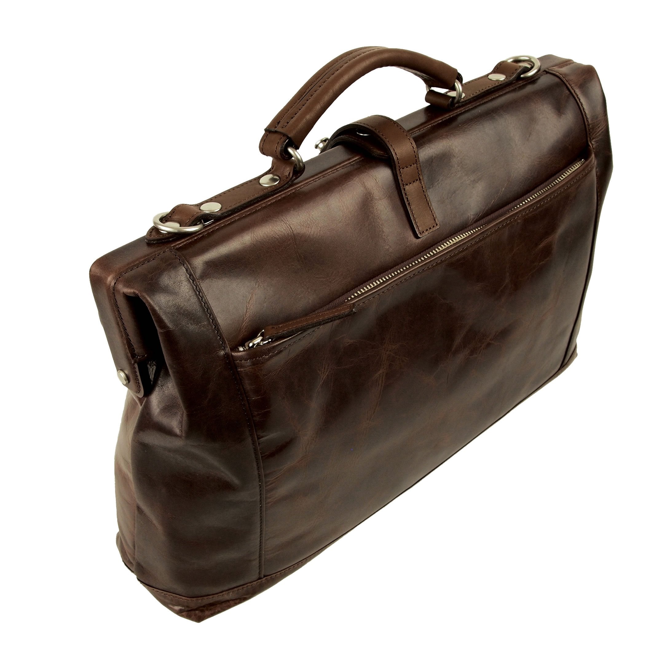 日本製／豊岡製／国産／牛革／A４ゆったり／レザー／口枠／ダレスバッグ／ドクターバッグ／全５色／505047／CROSSROAD【在庫限り】