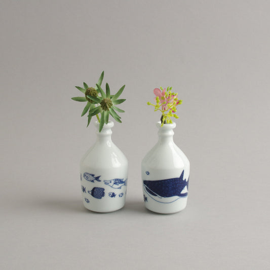 波佐見焼 cocomarine ミニコンプラ瓶 5.5cm/100ml