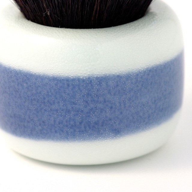 オリジナル商品 染付刷毛目 化粧筆 7.6cm