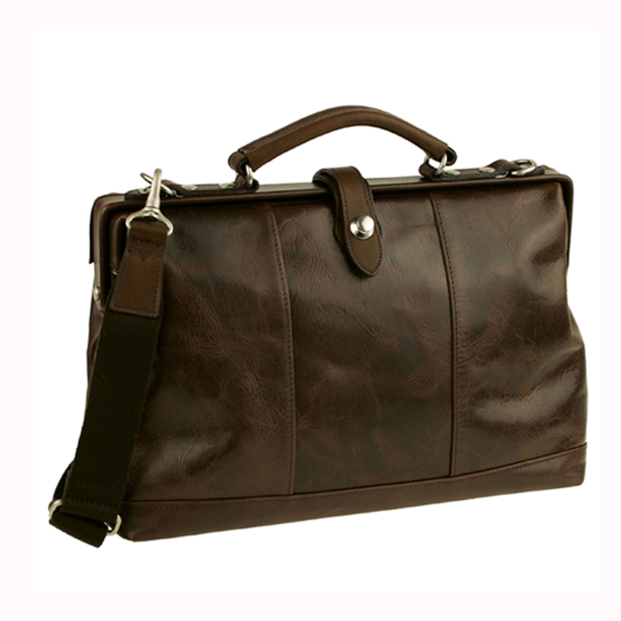 【訳アリ品】／豊岡製／日本製／国産／牛革／レザー／ブラウン／チョコ色／ダレスバッグ／ショルダーバッグ／505046【期間限定】