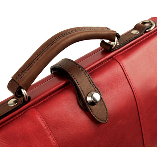 【訳アリ品】豊岡製／日本製／国産／牛革／レザー／レッド／赤色／小型／ダレスバッグＳ／ドクターバッグ／ショルダーバッグ／505046【期間限定】